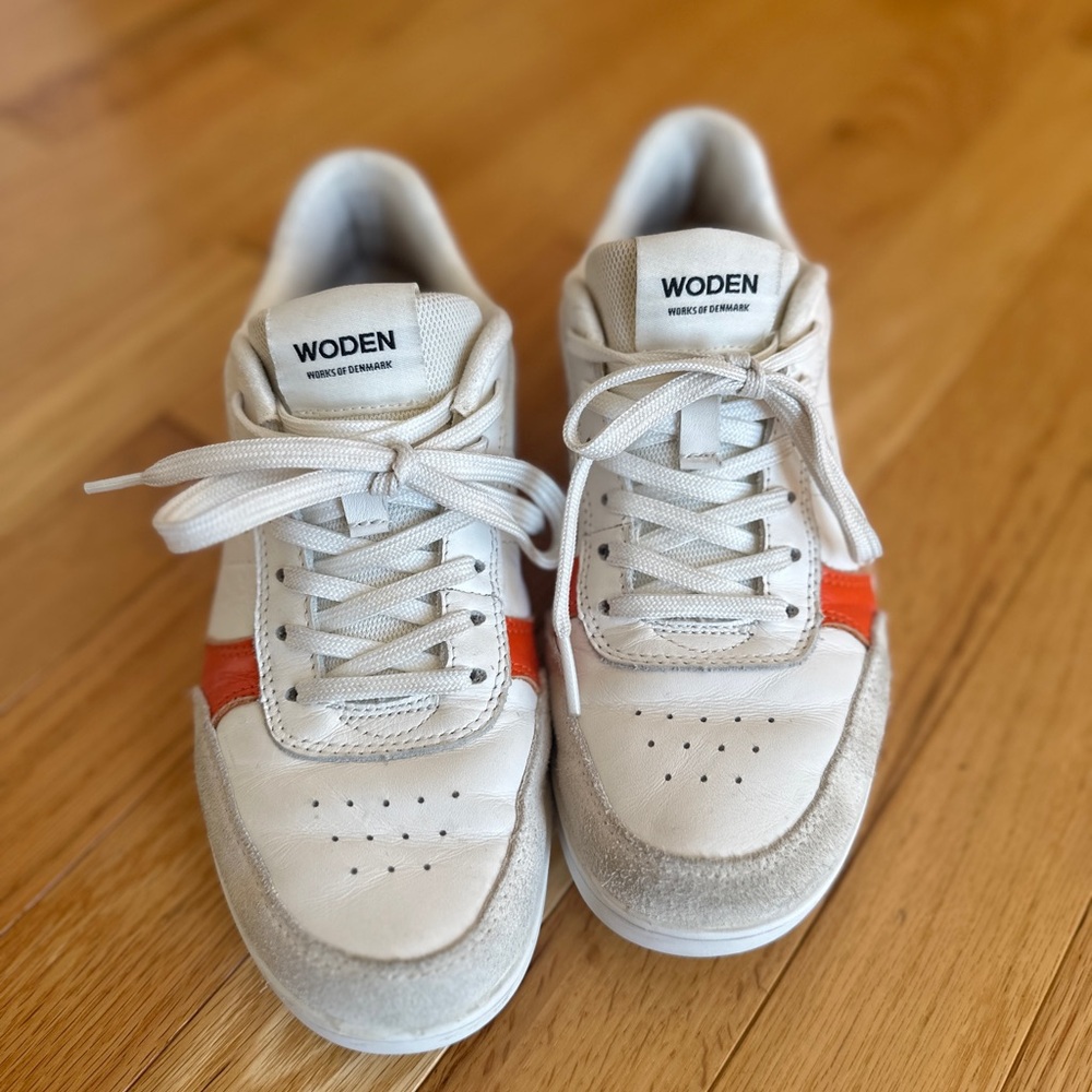 WODEN SNEAKERS BJORK MIX - TIGER/BLANC DE BLANC